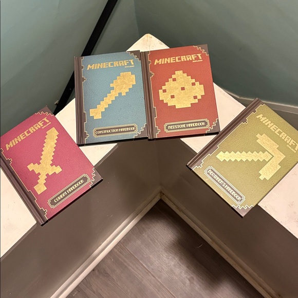 Other - Minecraft hardcover handbooks set of 4